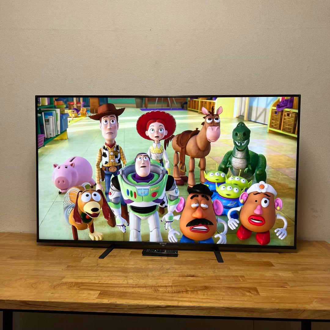 SONY 55V型 4K チューナーレス 液晶テレビ BRAVIA 動画アプリ○