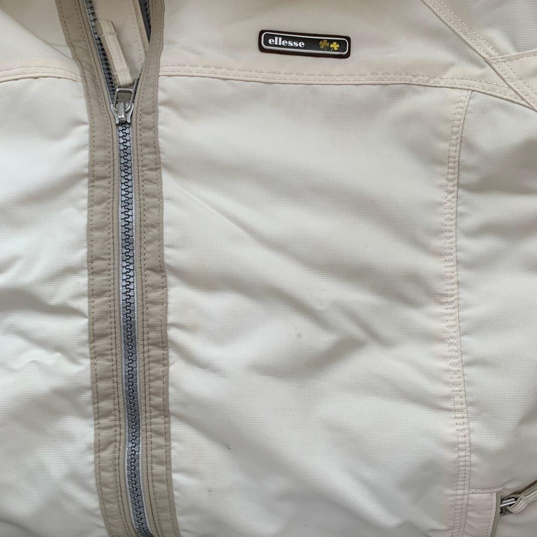 ellesse ベージュ スキーウェア 上下グローブセット