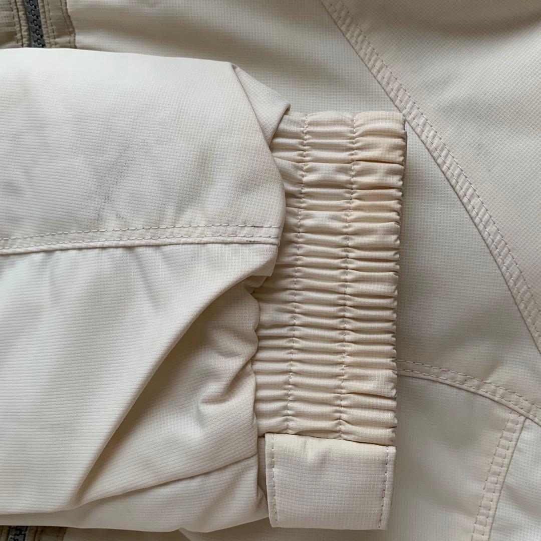 ellesse ベージュ スキーウェア 上下グローブセット