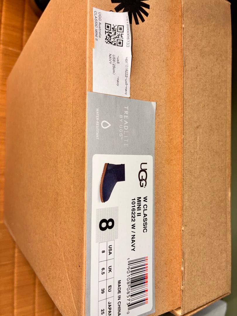 【〜1/13発送】UGG W CLASSIC MINI II ネイビー 25cm