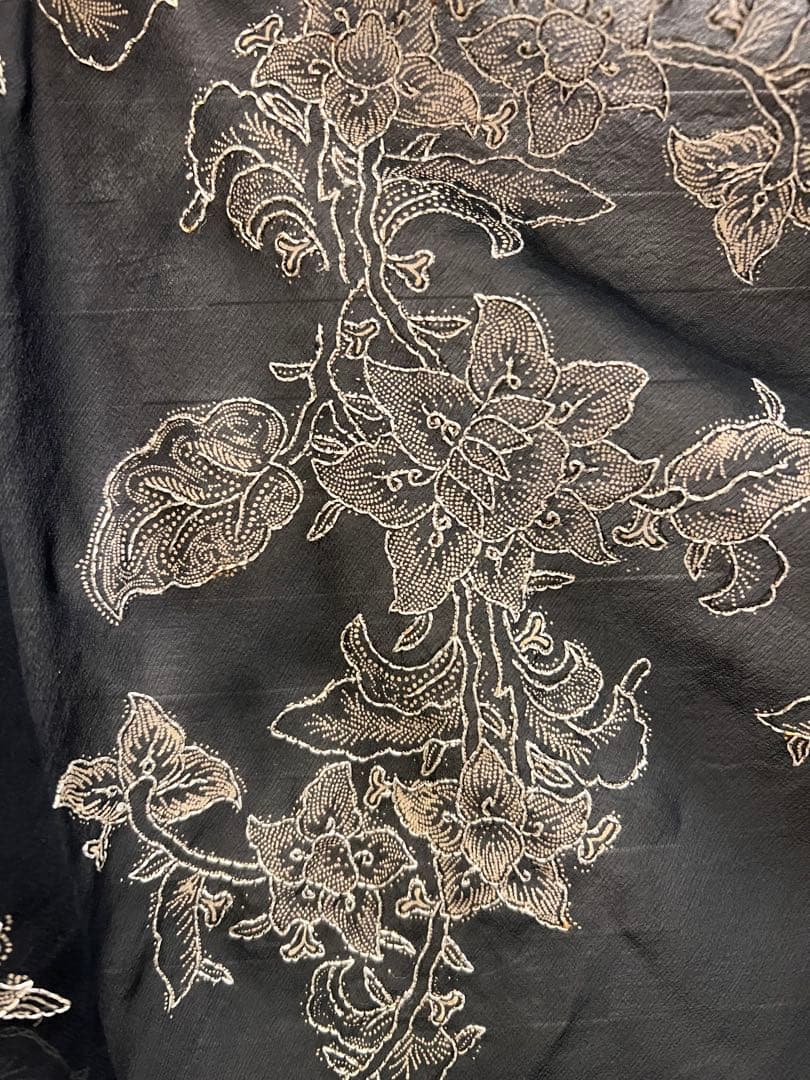 YOUJI YAMAMOTO NOIR 刺繍　巻きスカート