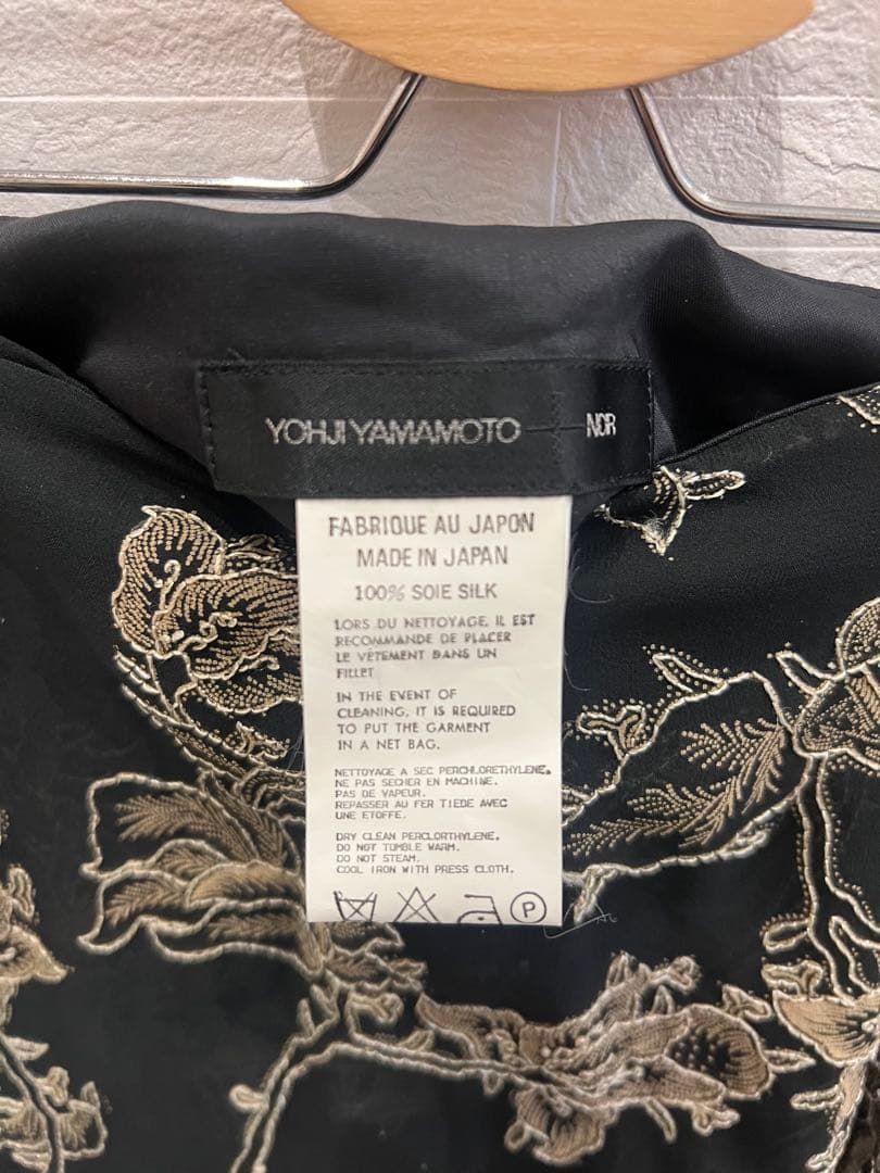 YOUJI YAMAMOTO NOIR 刺繍　巻きスカート