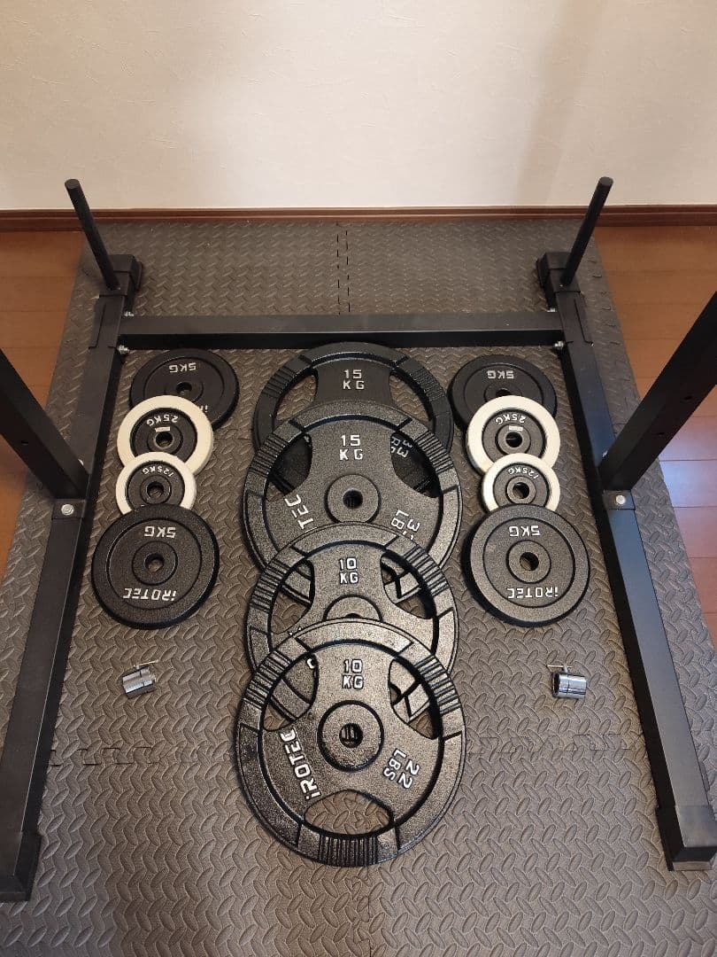 バーベルラック、フラットベンチセット