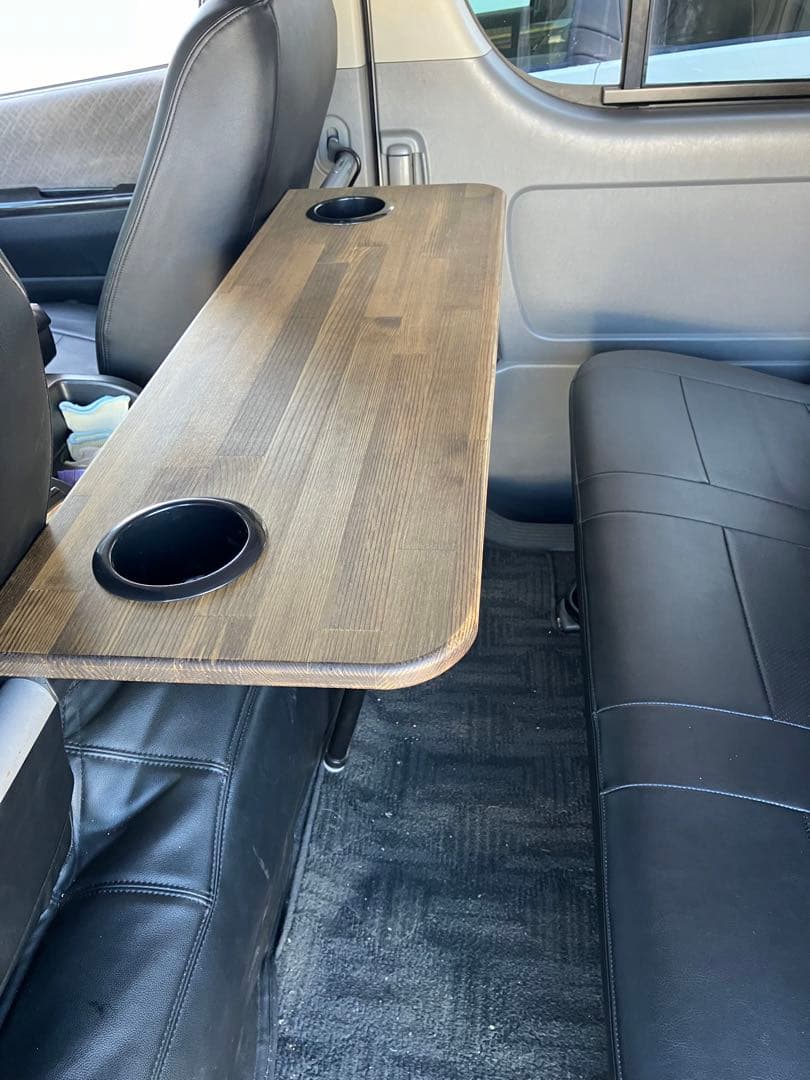 200系ハイエースセカンドテーブル(エボニー)900mm×300mm