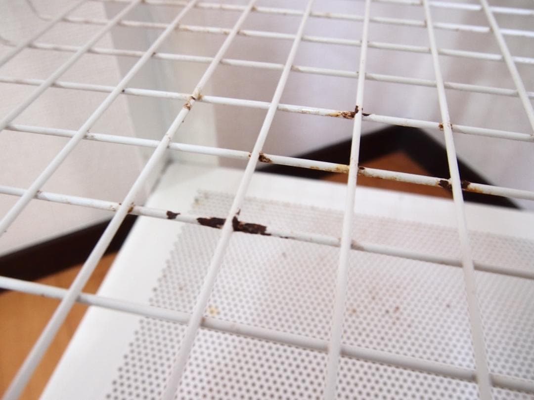 【良品】厨房器具 鉄製 キッチンワゴン キャスター付き 錆びあり 飲食店 家具