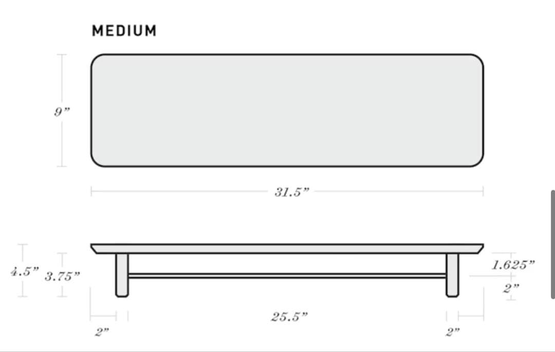 Grovemade Desk Shelf ホワイト Mサイズ