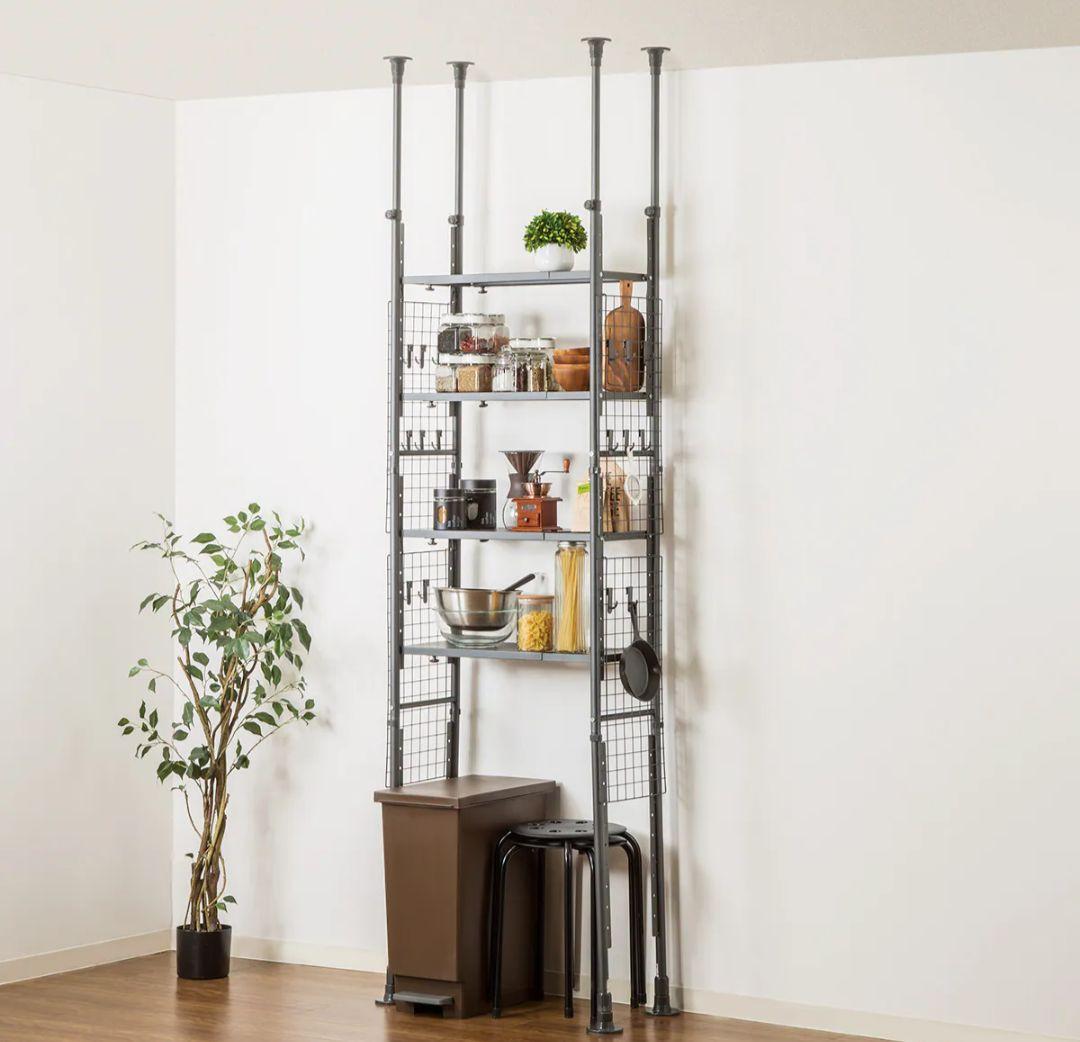 【即日発送】ダークグレー収納ラック 103cm×60cm 5段