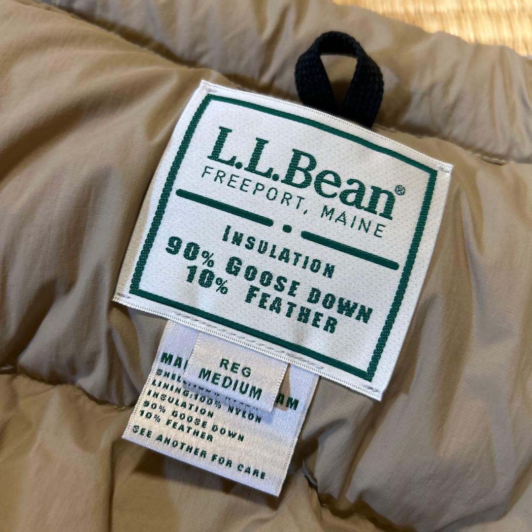 LLビーン　ポケッタブル　ダウンベスト　美品　M