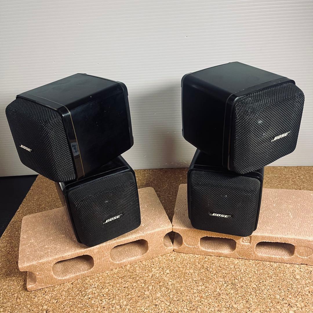 BOSEキューブスピーカーサテライトペア/501Z／専用スタンド2脚