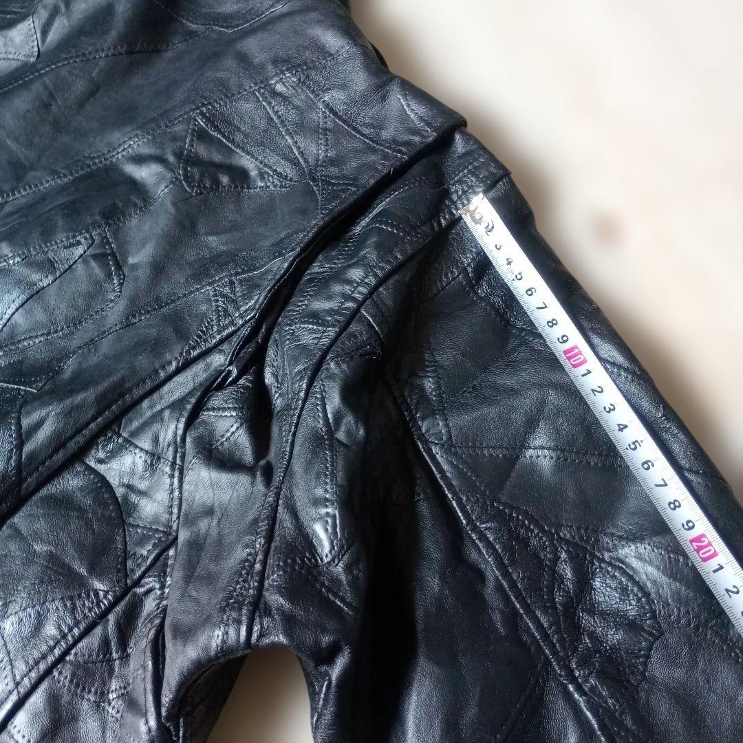 1点物ブラック雰囲気抜群！ヴィンテージ　カスタム　エイジング　バッファローレザー