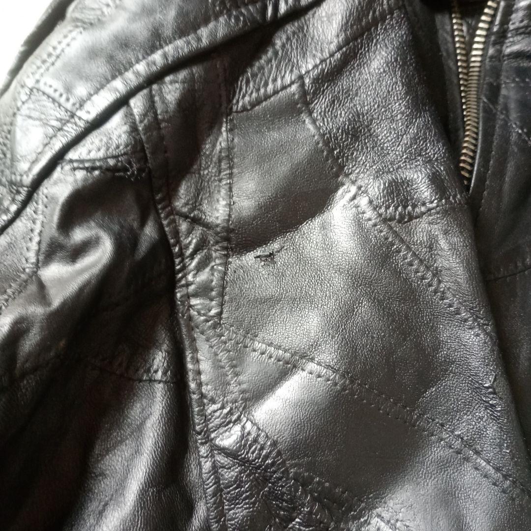 1点物ブラック雰囲気抜群！ヴィンテージ　カスタム　エイジング　バッファローレザー