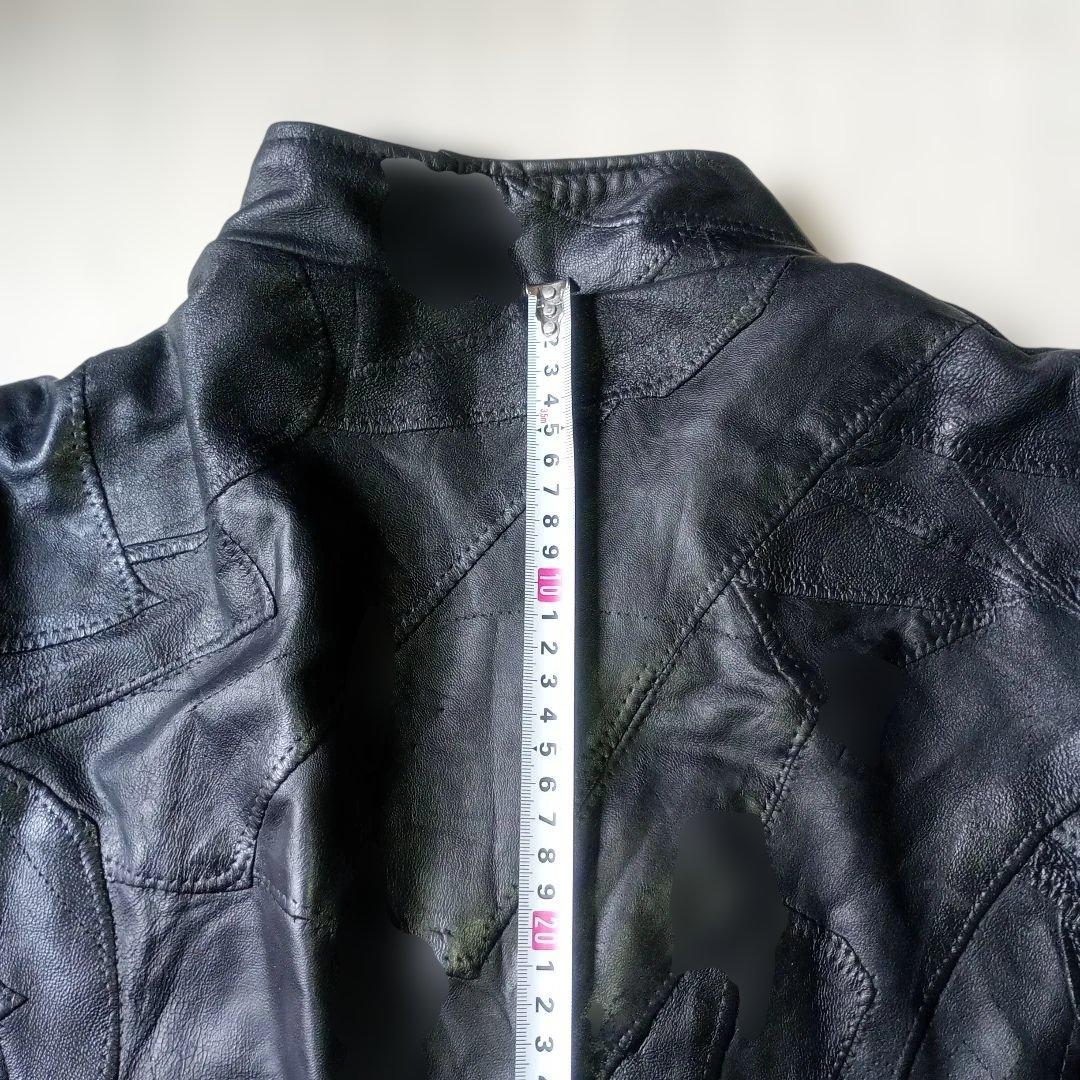 1点物ブラック雰囲気抜群！ヴィンテージ　カスタム　エイジング　バッファローレザー