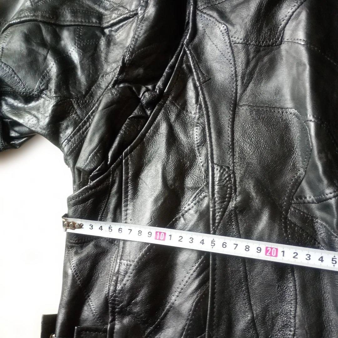 1点物ブラック雰囲気抜群！ヴィンテージ　カスタム　エイジング　バッファローレザー