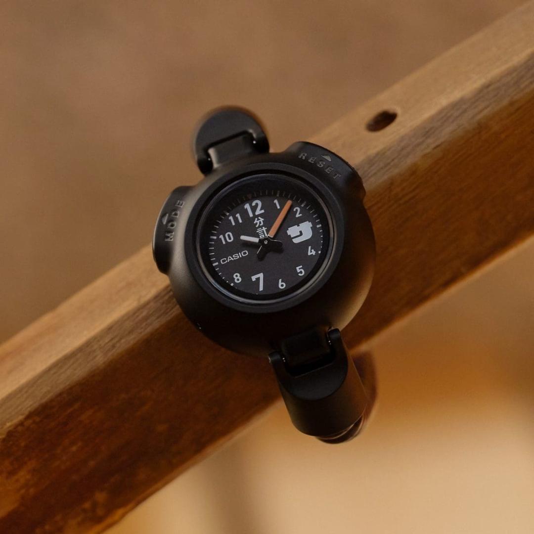 新品 サウナ時計 サ時計 CASIO SAN-100H-1BJR ブラック ②