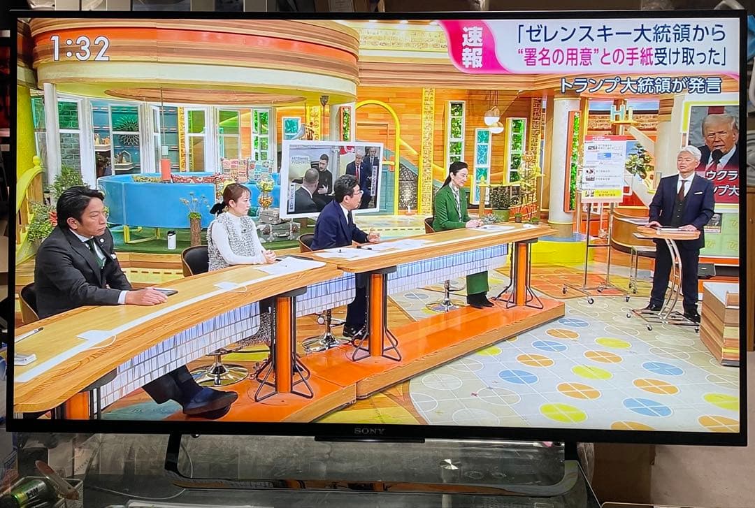 2015年製 SONY 43V型 液晶テレビ ブラビアKJ-43X8500C