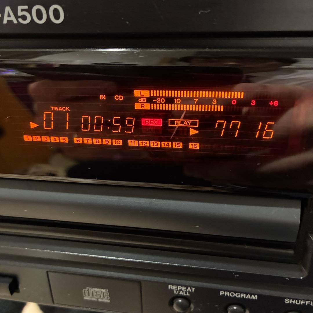 希少　動作品！TASCAM CD カセットデッキ　CD-A500