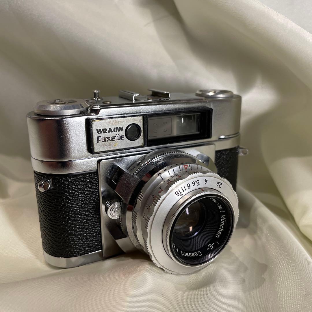 カメラ　BRAUN Paxette ＋シュタインハイルF2.8 50mm