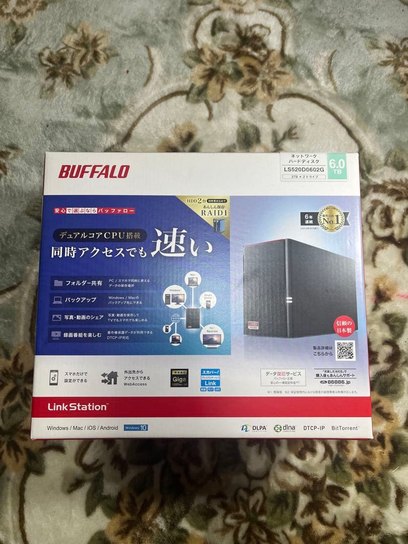 外付けハードディスク・ドライブ BUFFALO Link Station 6.0TB RAID1