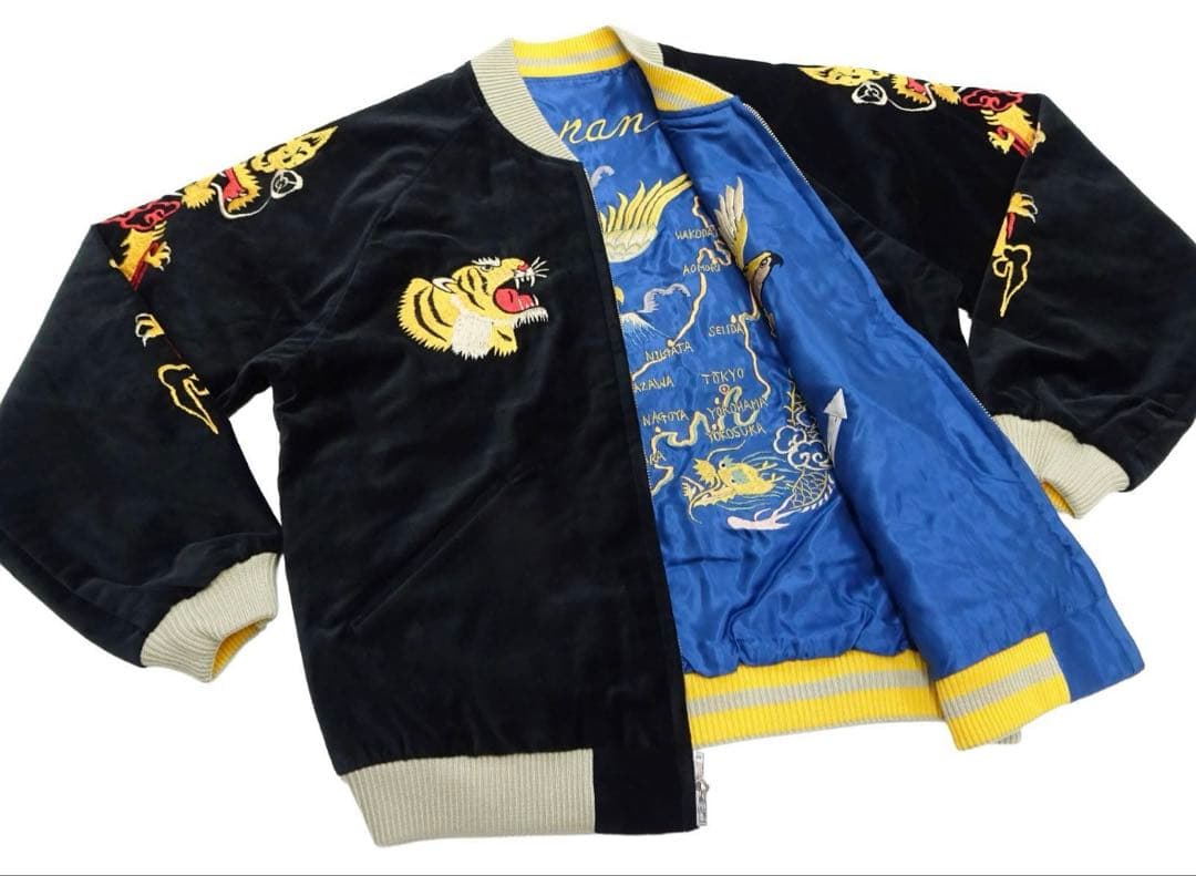 2026年1月2日完売 テーラー東洋 スカジャン 別珍 金色龍 & 金色虎 XL