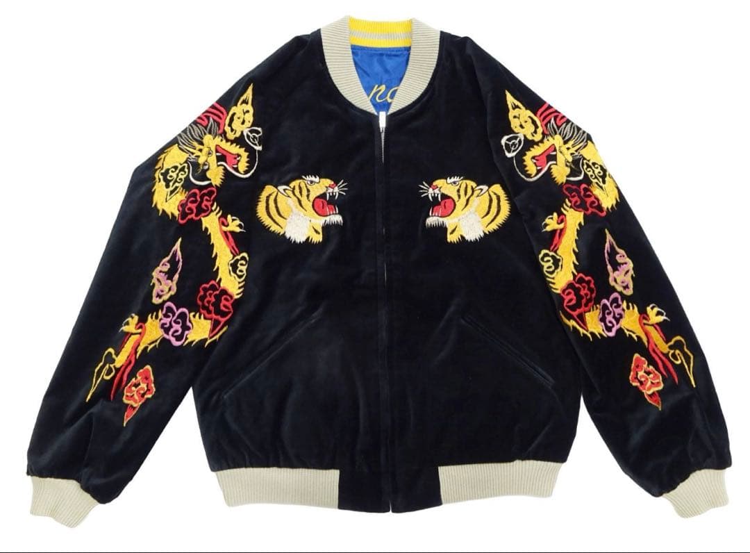 2026年1月2日完売 テーラー東洋 スカジャン 別珍 金色龍 & 金色虎 XL