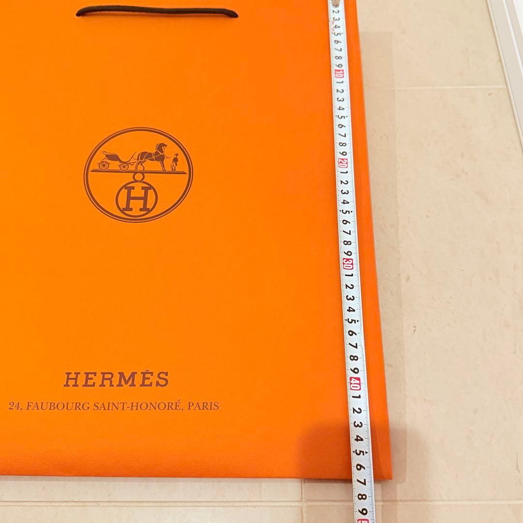 HERMES エルメス バッグ 保存袋 布袋 ショッパー へリボーン柄 超特大
