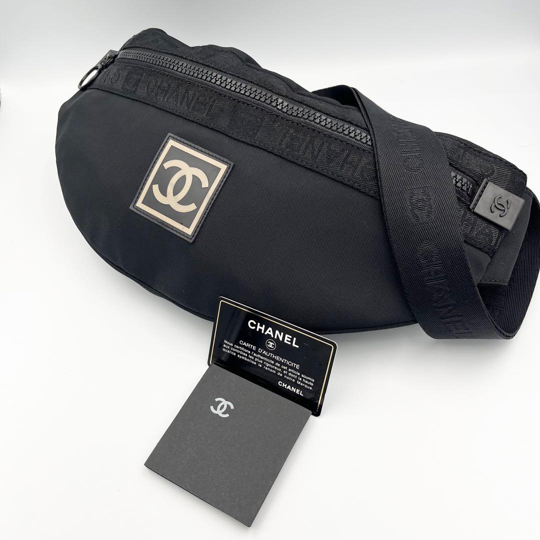 【pink様】CHANEL ウエストバッグ　斜め掛け　ココマーク　ギャランティ付