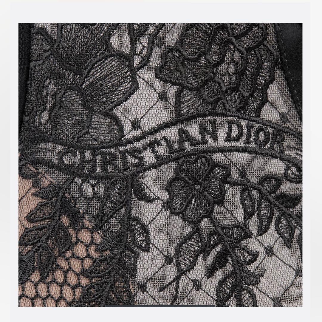 美品✨DIOR Naughtily-D 37 ヒール ショートブーツ　刺繍