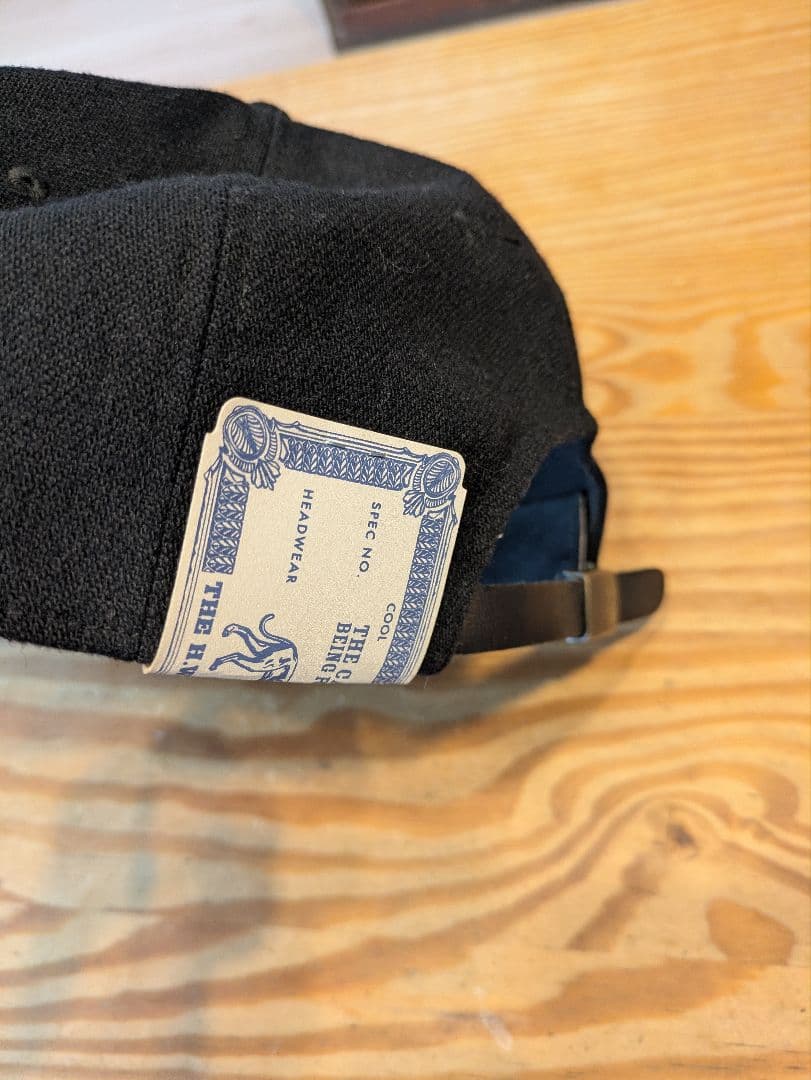 THE H.W.DOG&CO. ウールトラッカーキャップ ブラック 黒