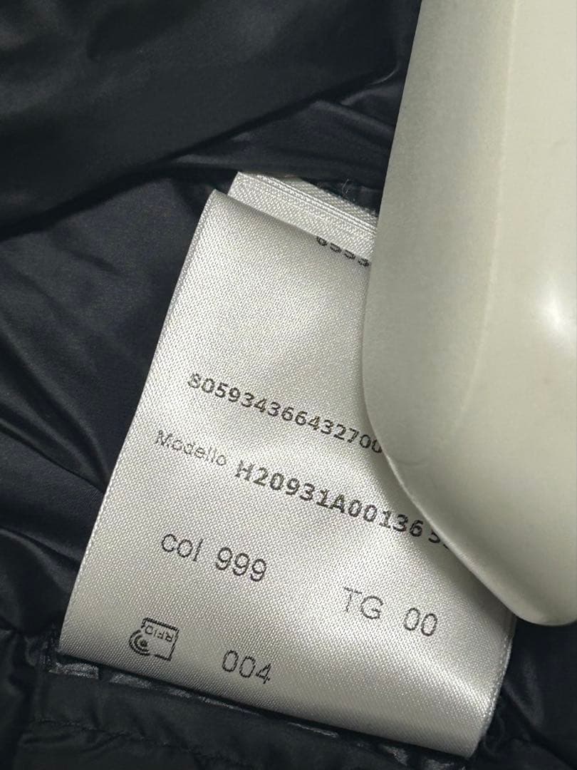 訳あり美品MONCLER モンクレール　BOED ブラック　 00