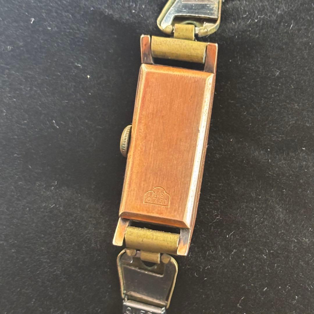 【金無垢】　K18 時計 腕時計 メンズ 750 総重量14.6g レディース