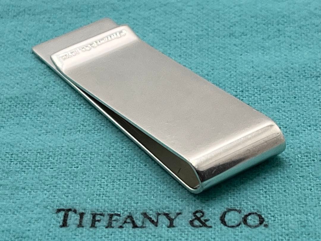 c432 ティファニー　エンジンターン　マネークリップ　シルバー　925