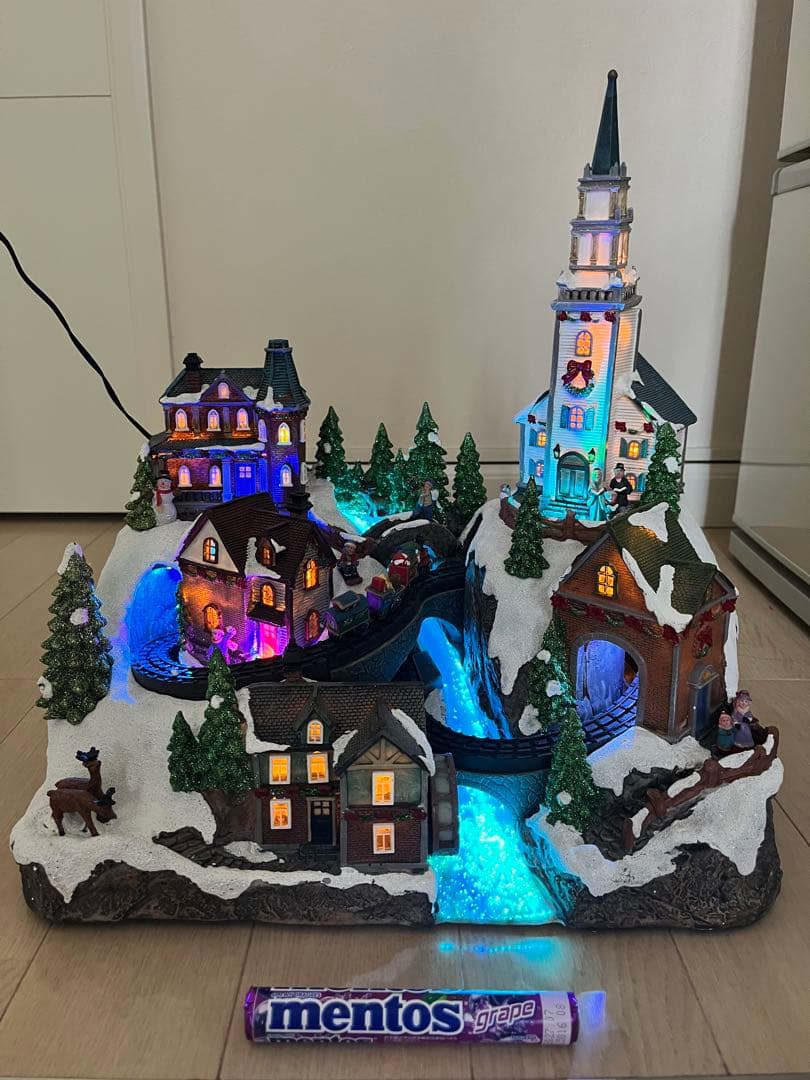 クリスマス飾り　ライト・音楽付き