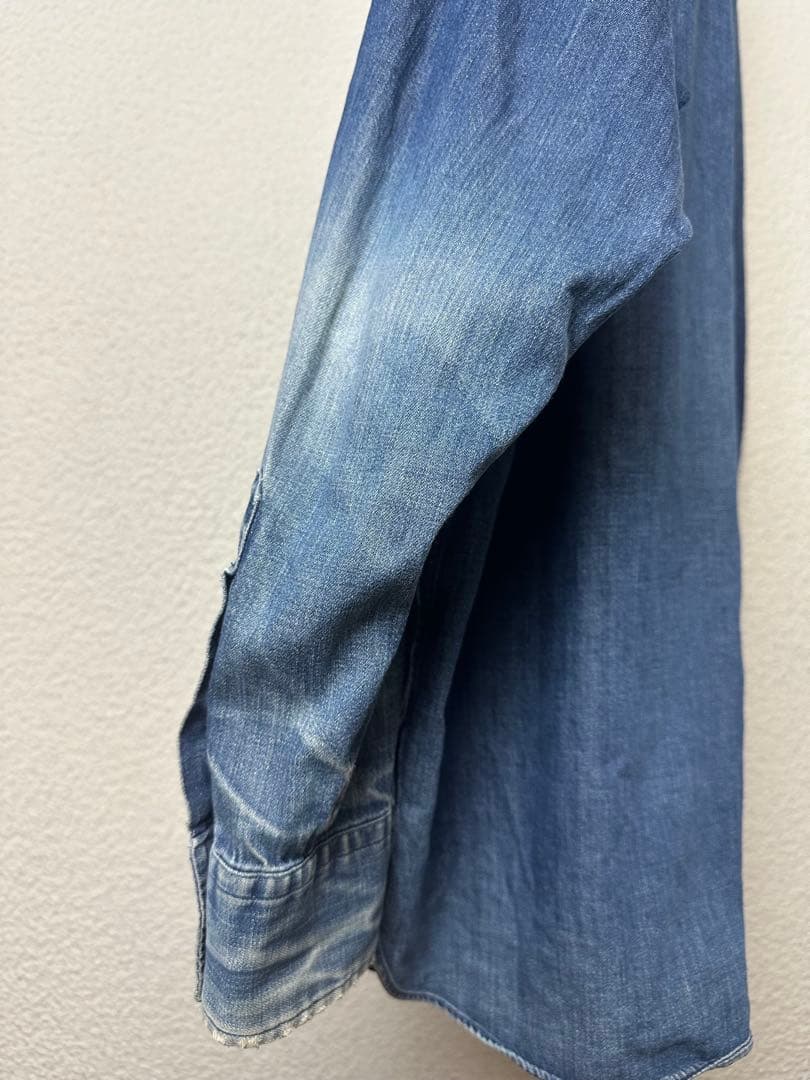 トップス Double RL 90s Denim L/S Shirt