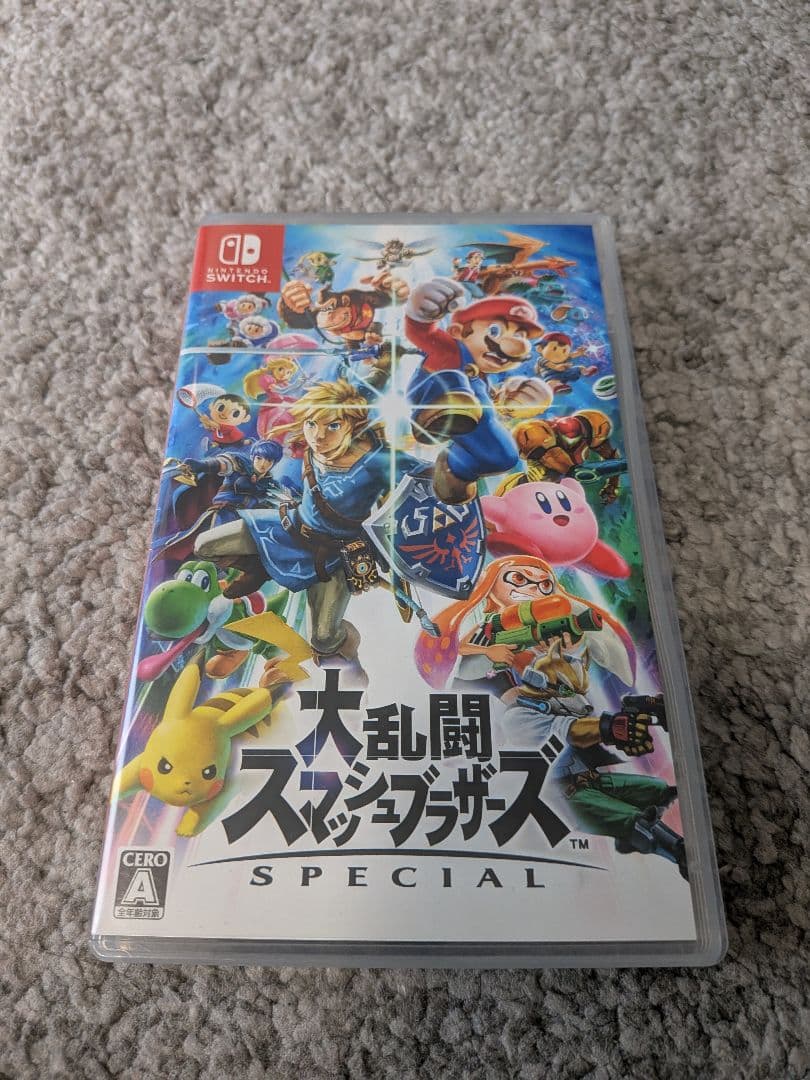 ち*ぴ様 Nintendo Switch 本体 グレー　スマブラSP付き