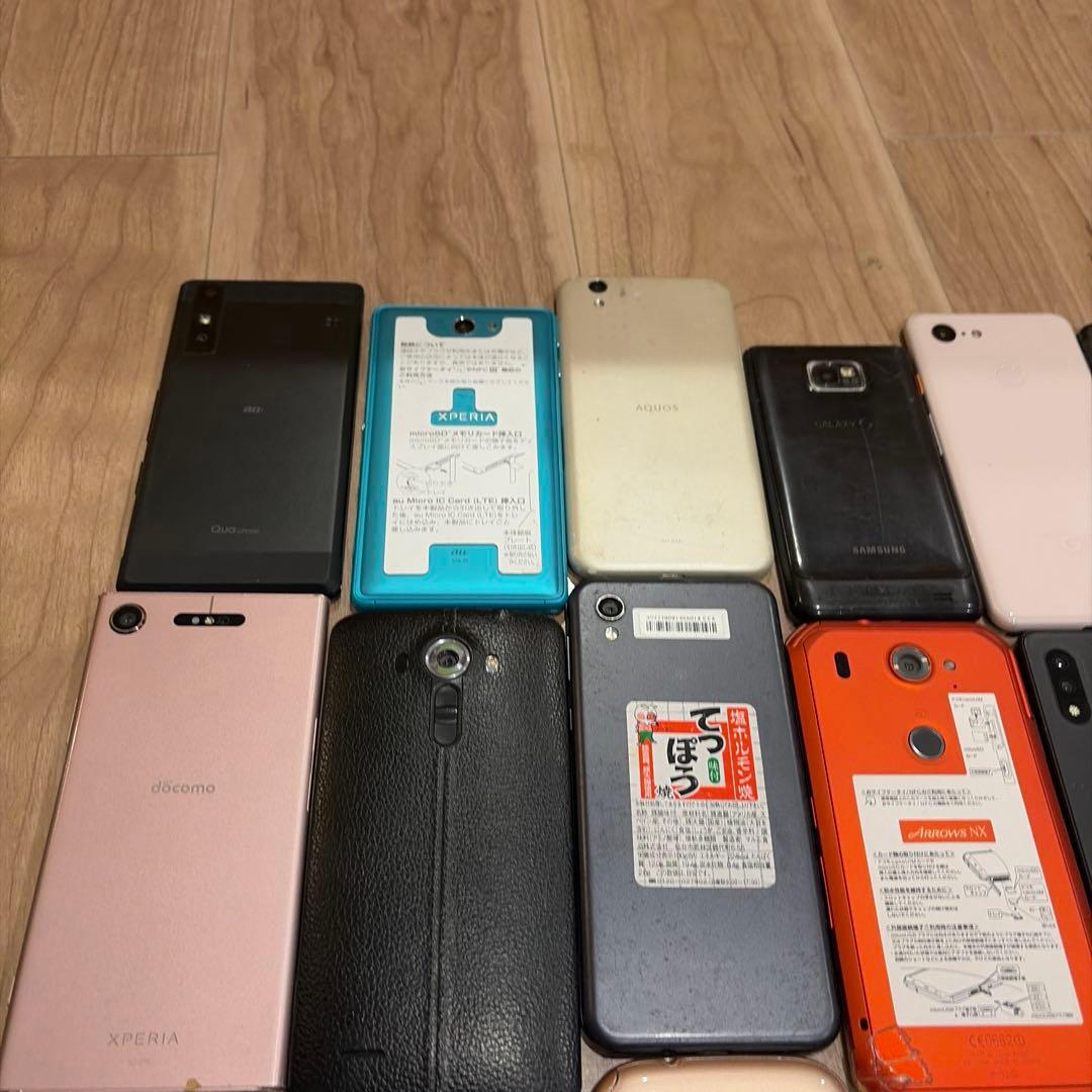 スマートフォン　アンドロイド　まとめ売り　ジャンク　部品取り　38台