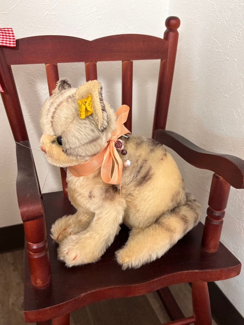 【即購入可】シュタイフ steiff アンティーク 猫 ネコ