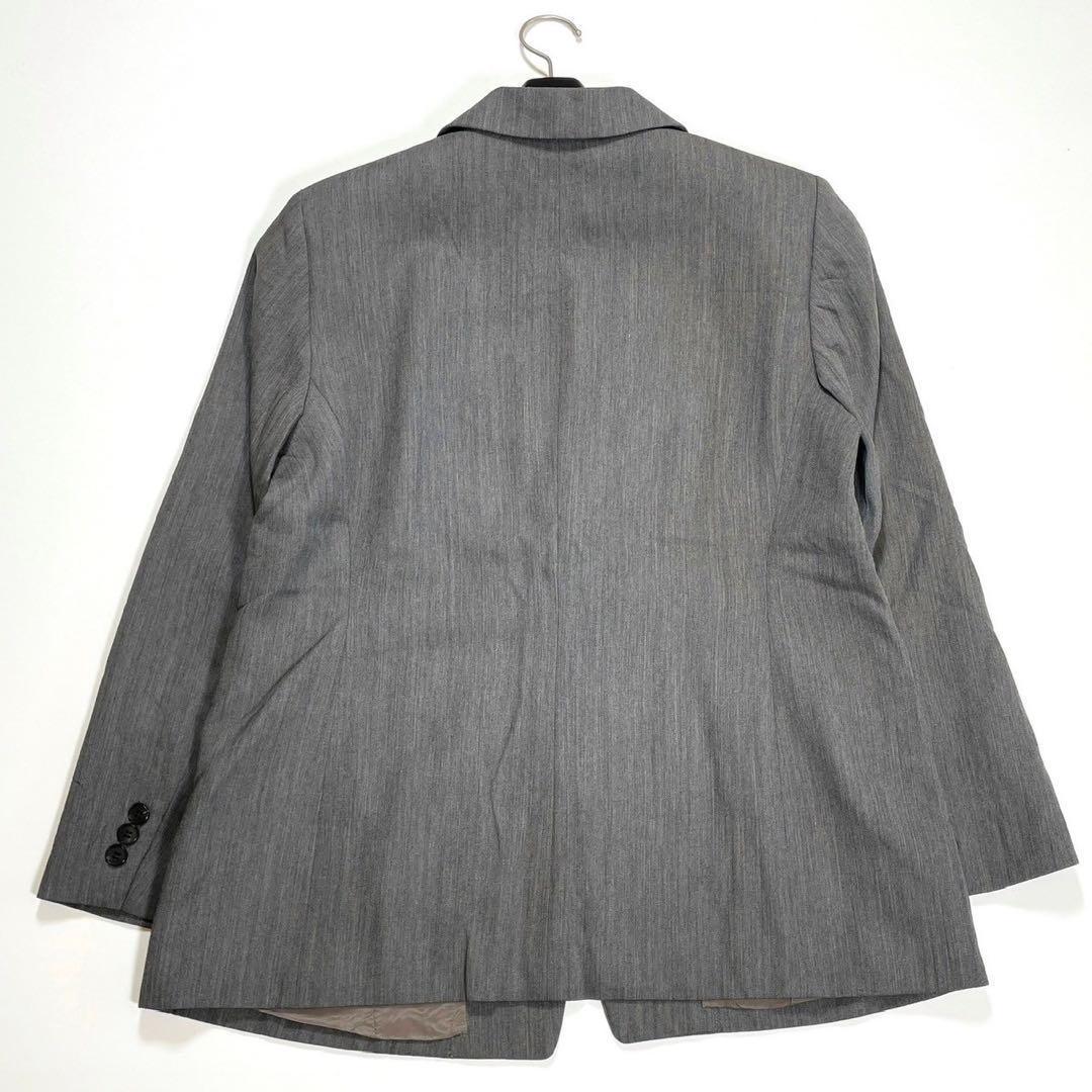 美品 バーバリーロンドン ウールシルク セットアップ パンツスーツ グレー 15