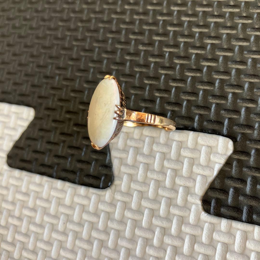 昭和レトロ　ヴィンテージ　アンティーク　指輪　リング　K18 ファッションリング