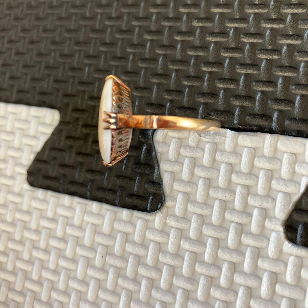 昭和レトロ　ヴィンテージ　アンティーク　指輪　リング　K18 ファッションリング