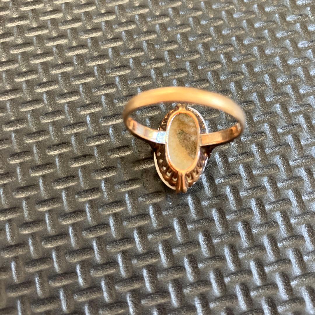 昭和レトロ　ヴィンテージ　アンティーク　指輪　リング　K18 ファッションリング