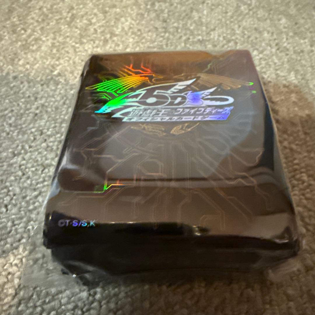 遊戯王5D's 竜の紋章 スリーブ 金　未開封