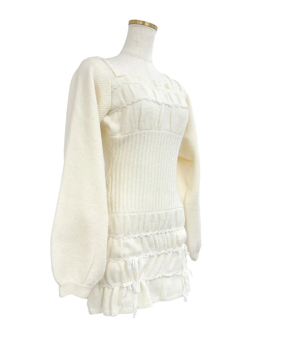 Rosé Muse Scrunch cami o/p cardie set M