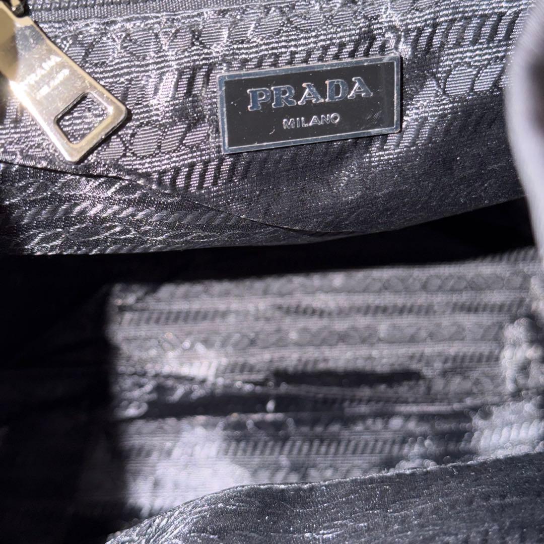 PRADA ブラック ナイロン ノベルティ バックパック バッグ