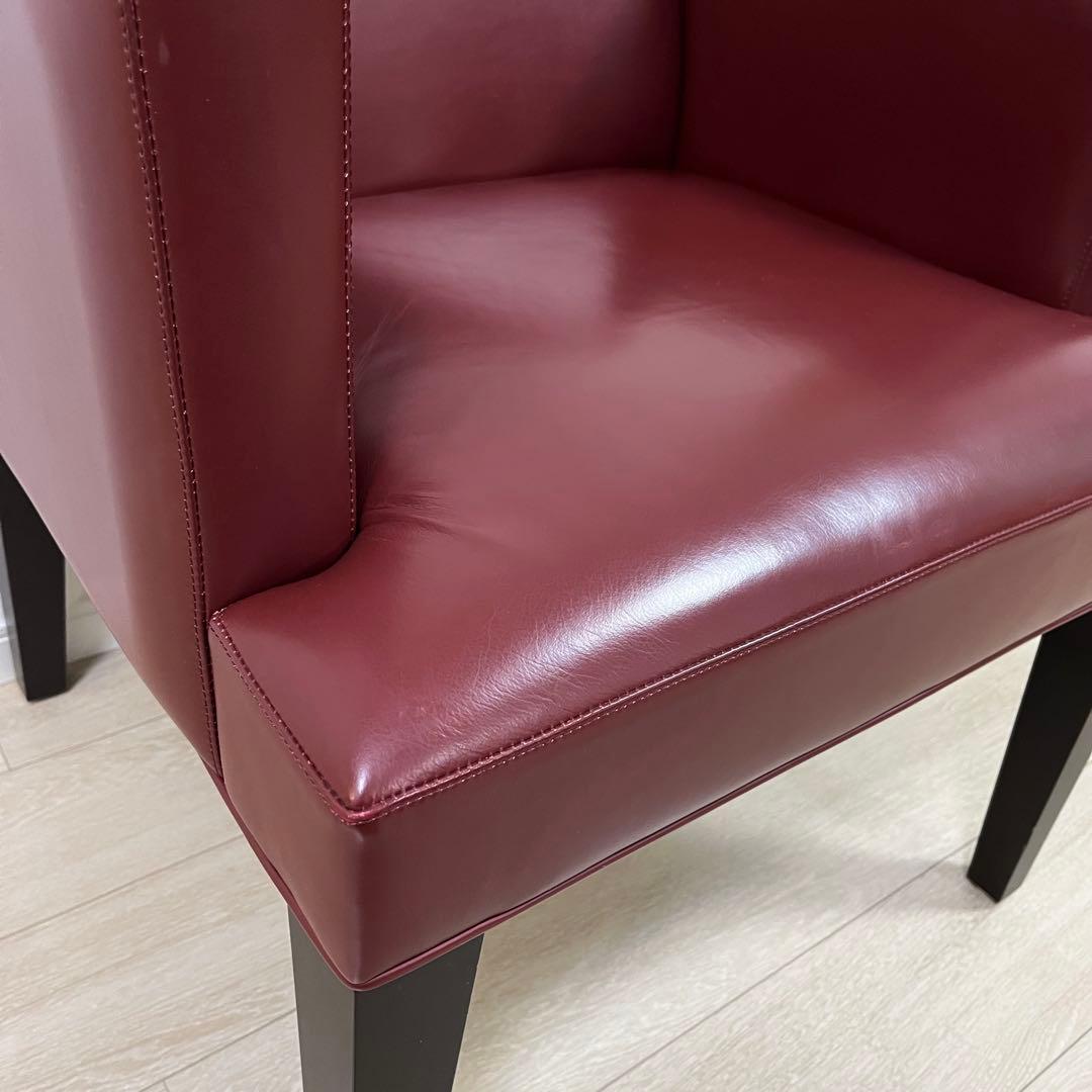 (け58)Cassina ixc. カッシーナイクスシー レザーアームチェア