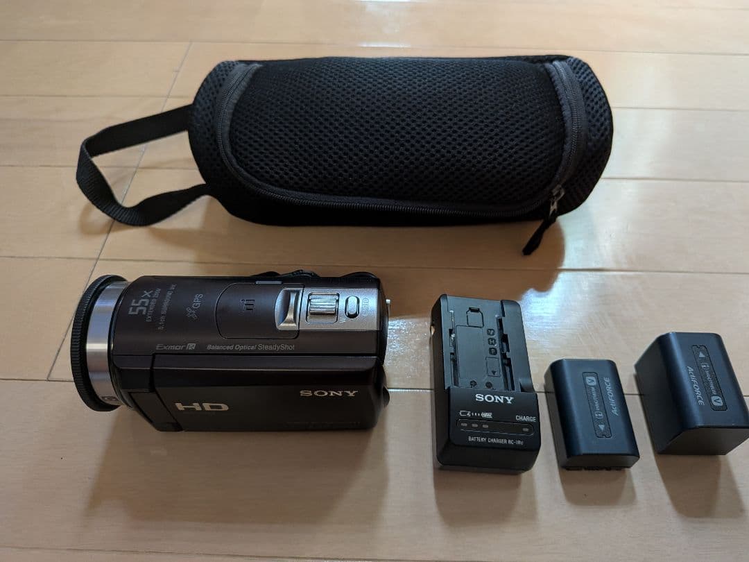 Sony HDビデオカメラ HDR-CX430V　バッテリー2個　ケース付