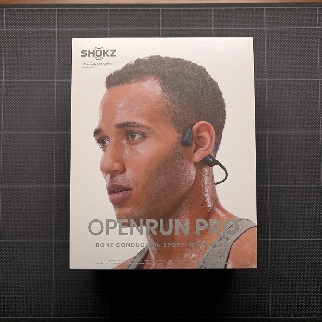 SHOKZ Open Run Pro 骨伝導イヤホン ブラック