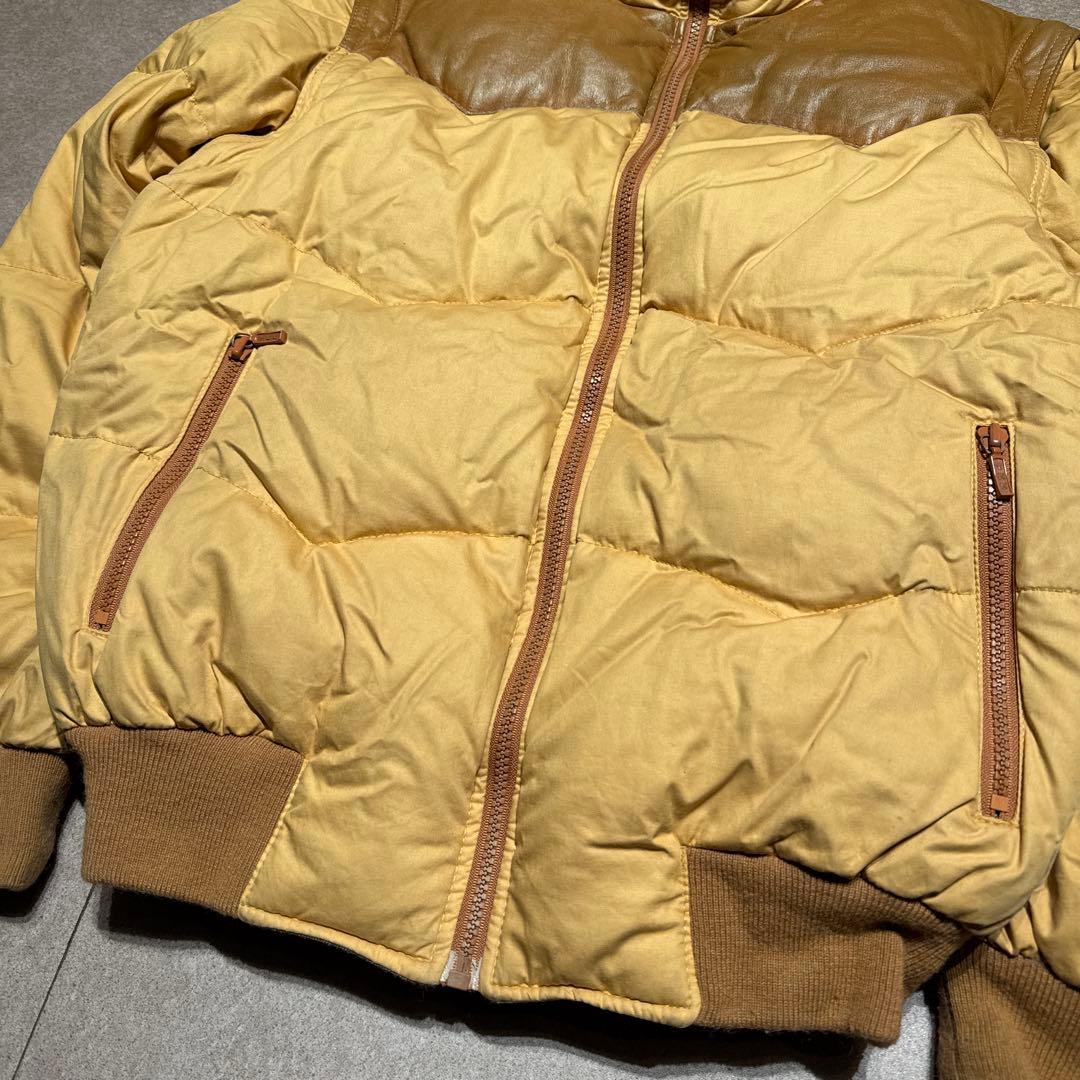 Moncler ダウンジャケット　ダウンベスト　レザー　80s 90s