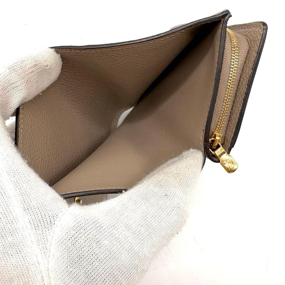 【未使用級 IC搭載】ルイヴィトン アンプラント バイカラー クレア 二つ折り