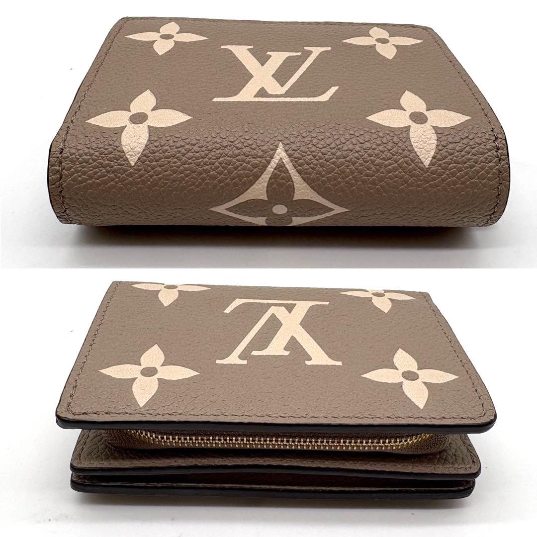 【未使用級 IC搭載】ルイヴィトン アンプラント バイカラー クレア 二つ折り