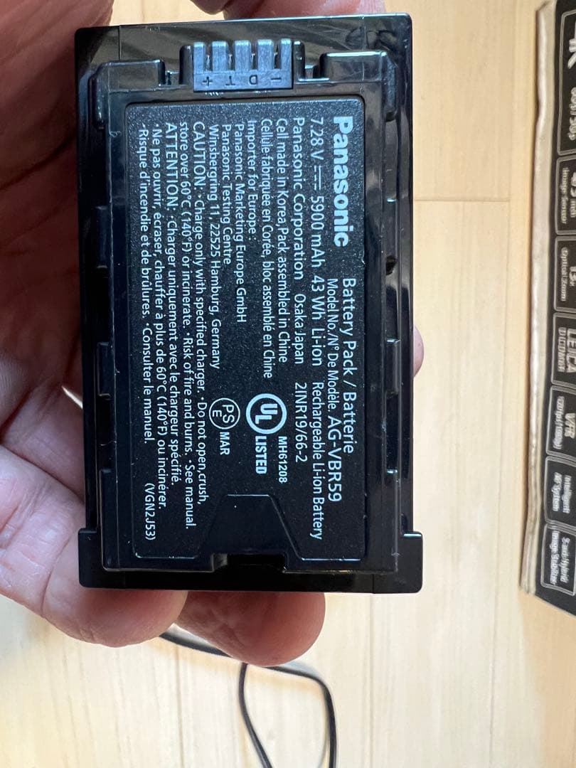 Panasonic 4K ビデオカメラ 本体